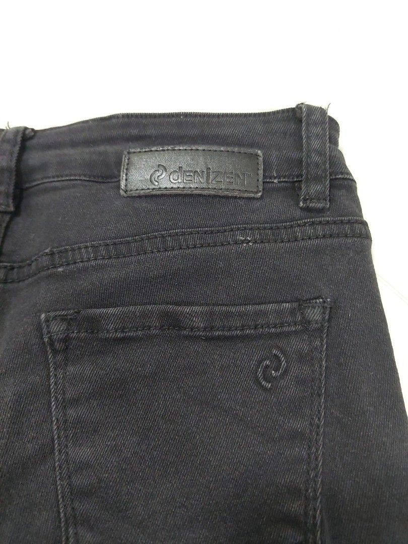 Denizen black skinny jeans sales