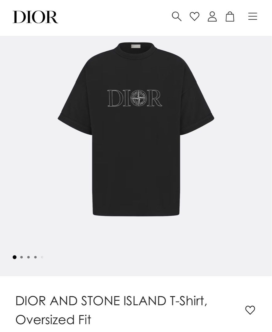Dior x Stone Island Tee, Men's Fashion, Tops & Sets, Tshirts