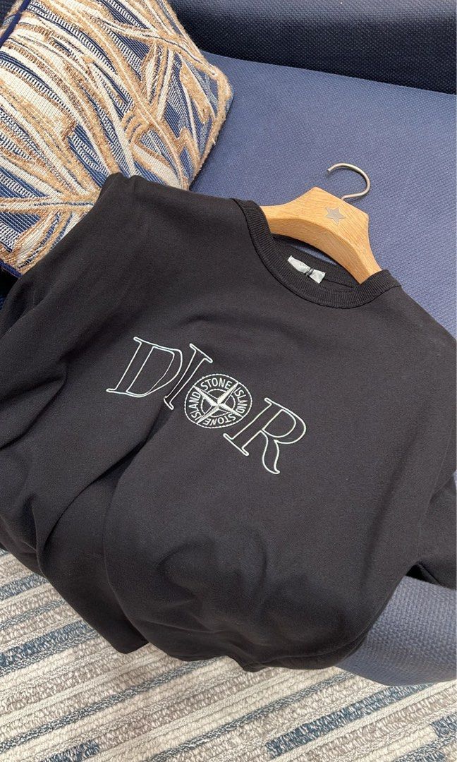 Dior x Stone Island Tee, Men's Fashion, Tops & Sets, Tshirts