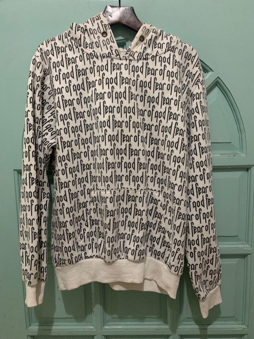 Fear of god all over print hoodie legit check on sale