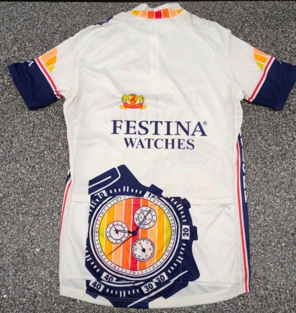 Festina Cycling Jersey Men s Fashion Activewear on Carousell