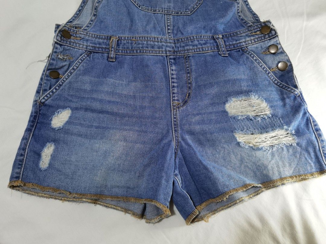 Jean jumper shorts forever 21 shop