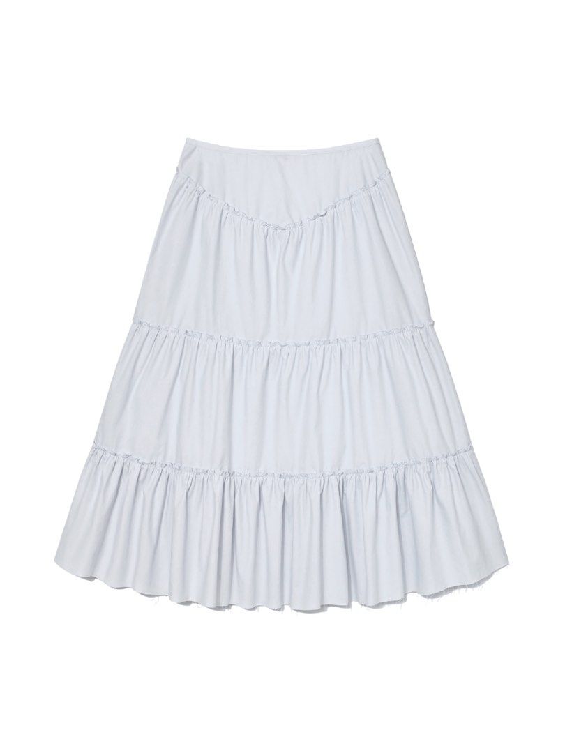 Glowny Rodeo Tiered Ruffled Skirt (Category: Skirts) located in San Juan City. Submitted by shop.girlypop (Listing ID 1313751102, Image 3). Description: As seen on Jennie! ✨ Brand new, preorder, authentic Comes in baby blue (bestseller!) & white Retails for $158 on website Sizes: S & M .