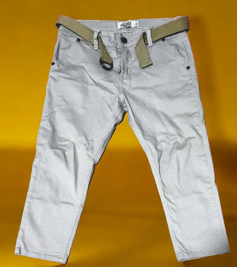 Grizzly denim for kids (Category: Babies & Kids Fashion) located in Binan City. Submitted by cher_05 (Listing ID 1313678551, Image 1). Description: •for 7-10 Y (depends on the body type) •Used twice •Bought for 800+ RFS: outgrown *belt included.