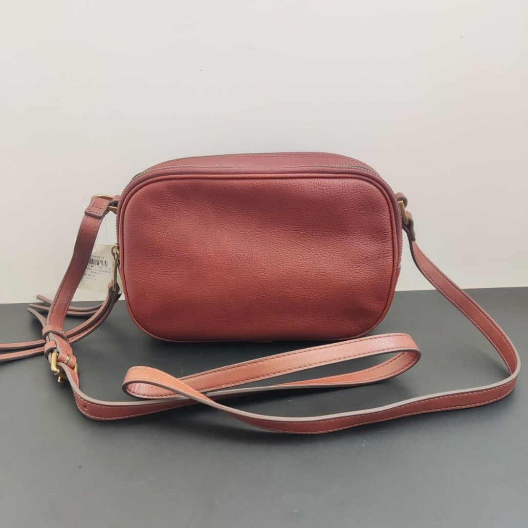 HARGA NET NO NEGO Ready Fossil maisie large camera bag brown