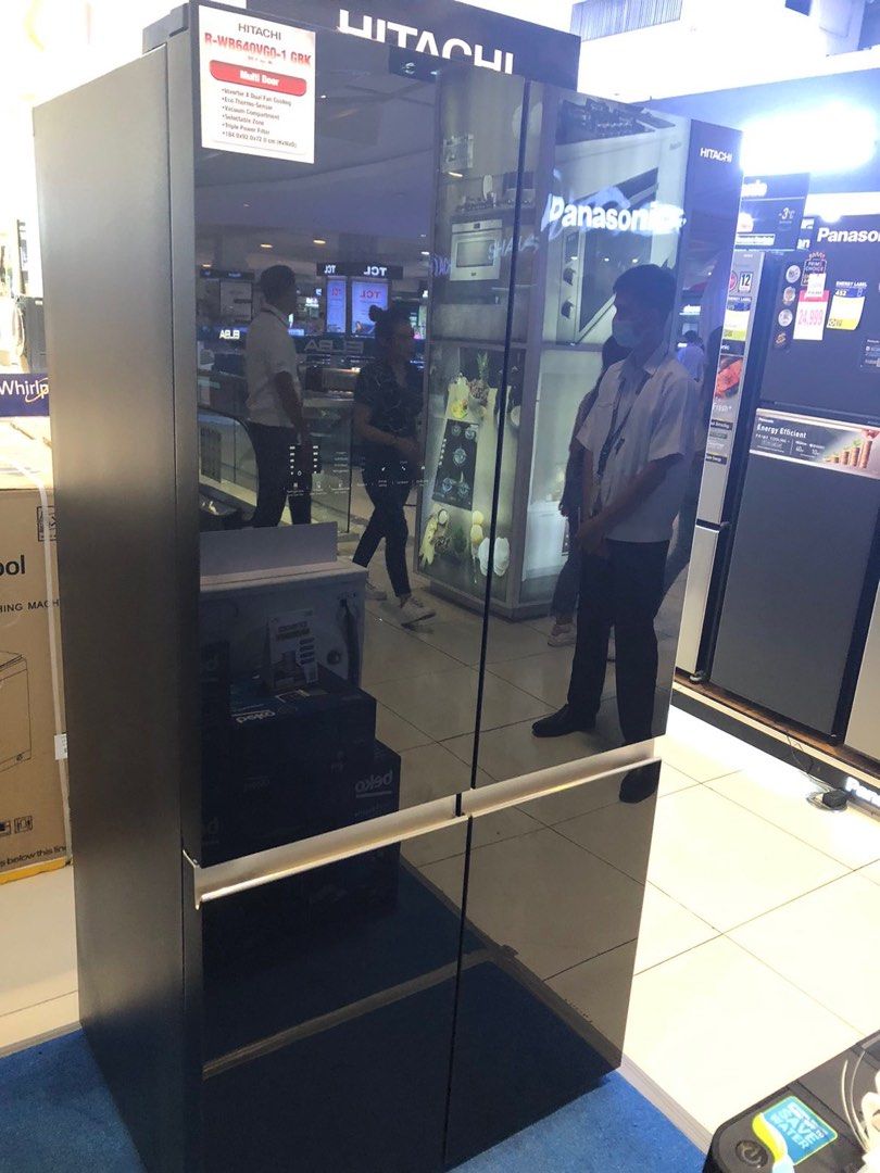 HITACHI INVERTER REFRIGERATOR (Category: Refrigerators and Freezers) located in Quezon City. Submitted by maryann5721 (Listing ID 1313755952, Image 1). Description: HITACHI INVERTER REFRIGERATOR R-V540PG7-1BBK SRP 55,990 CASH 41,500 R-VG540PG7-1GBK SRP 58,990 CASH 43,600 R-S700PG0-1GBK CASH 63,800 R-S700PG0-1GS CASH 63,000 R-WX740KSE-XK SRP 249,990 CASH 181,800 R-ZX740KSE-X SRP 254,990 CASH 176,900 R-W660PG7-1GGR SRP 82,990 Cash 56,900 R-W660PG7-