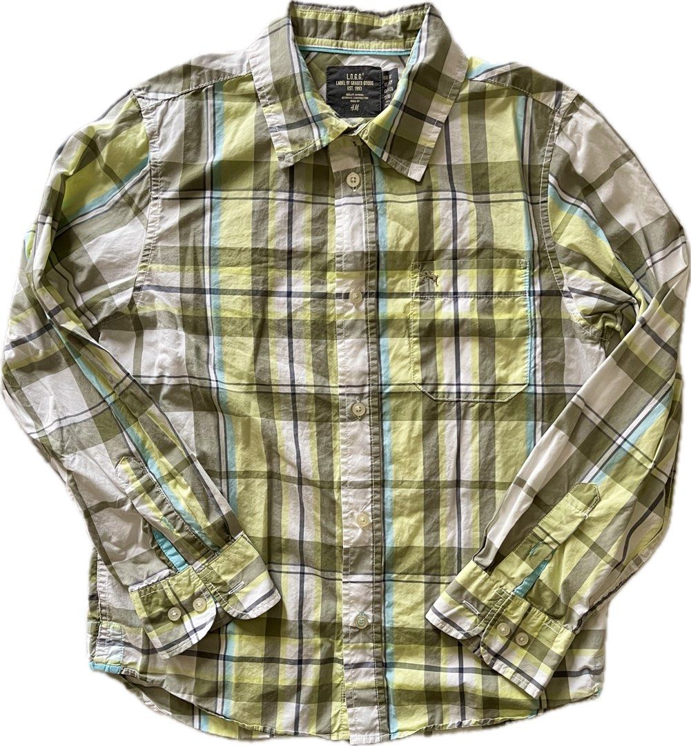 H&M LOGG Boys’ Polo (Category: Babies & Kids Fashion) located in San Juan City. Submitted by rike_ramirez (Listing ID 1313685847, Image 1). Description: Original H&M L.O.G.G Boys’ Long Sleeves Checkered Polo Size 11-12y.