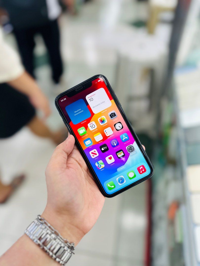 Iphone X 64GB smartlocked no issues 93bh (Category: iPhone X Series) located in San Juan City. Submitted by saabangadgetshop (Listing ID 1313635315, Image 2). Description: OPEN FOR SWAP/SELLING: (INSTALLMENT THRU CREDITCARD/GGIVES/SPAYLATER) 🔸WE BUY AND SELL ANY KINDS OF GADGETS ( Pass sa Old Model ) 🔸 ‼️TAKENOTE: PASS SA MGA SCAMMERS | THIRD PARTY )‼️ Quick Specs: ⤵️ (ONHAND) iPhone Xr 64GB ( other GB are also available) 93% Battery Health ( H