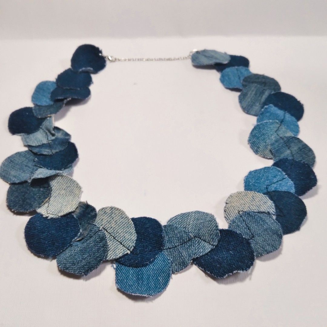 Denim Jewelry Diy Denim Necklace Diy Discount 2025