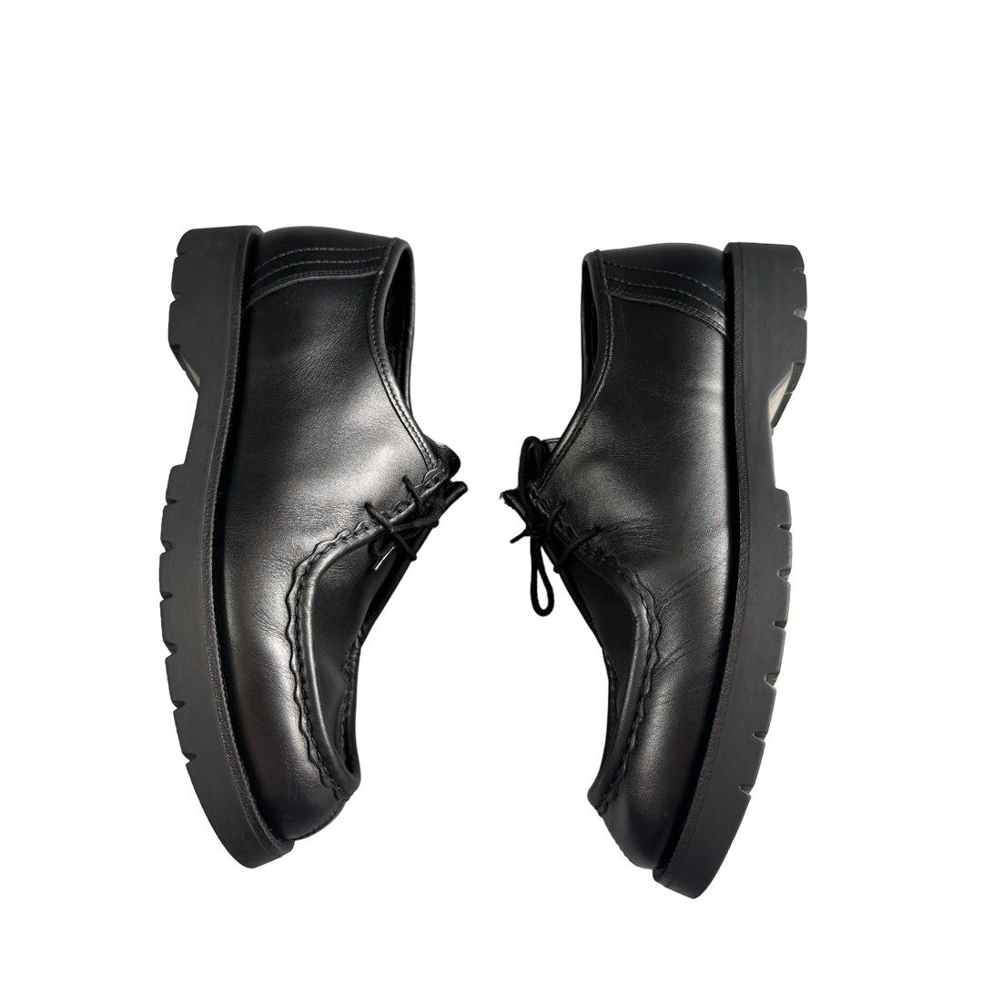 Kleman Padror lug derby (Category: Dress Shoes) located in Taguig. Submitted by ShopCesca (Listing ID 1291004518, Image 3). Description: Best fits US 9.5 to narrow 10 insole markings are from the shoe tree & additional padded insole used, doesn’t affect the use.