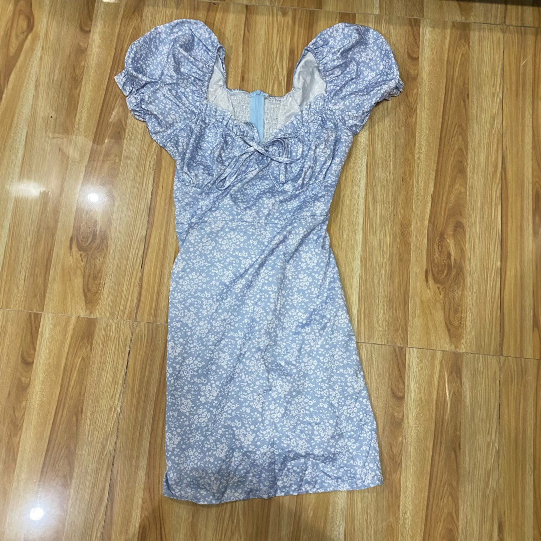 Puff Sleeve Korean Dress-Bust 32