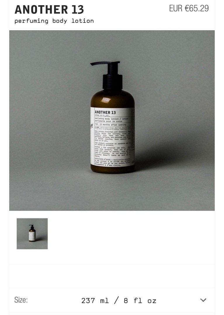 Labo Bergamote Le Labo Another 13 Body Lotion ?️專櫃正貨?LE LABO