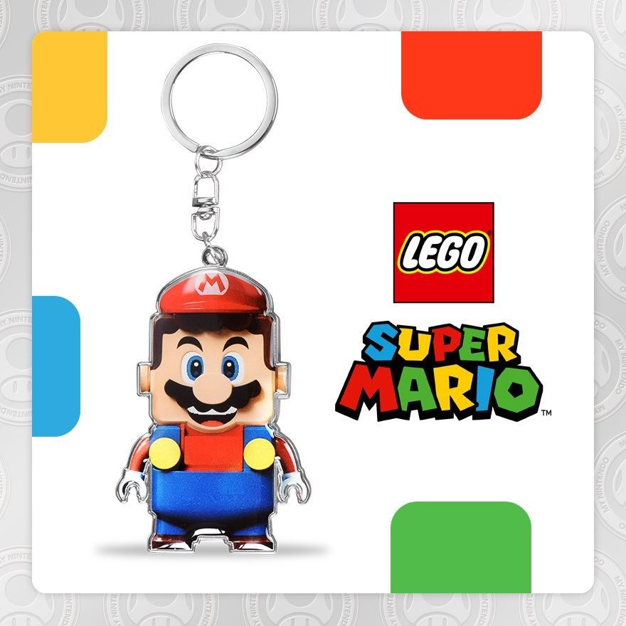 Lego VIP Super Mario keychain Hobbies Toys Memorabilia Collectibles Fan Merchandise on Carousell