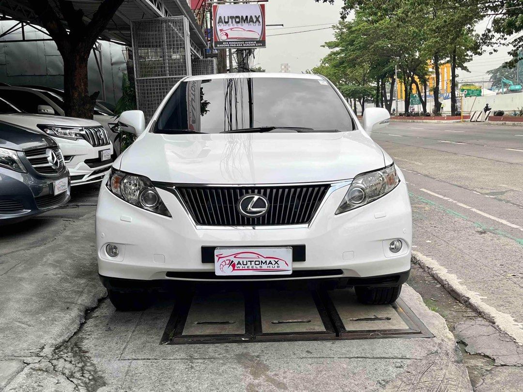 Lexus RX350 Auto Auto (Category: Used Cars) located in Quezon City. Submitted by automax1120 (Listing ID 1313616266, Image 2). Description: 2011 Lexus RX350 Automatic Transmission Sunroof Pristine condition All original Very well kept See to appreciate 100% guaranteed not flooded/ not collided Clean papers- money back guarantee Open for cash, trade in or financing- we will assist you. Guaranteed fast approval 788K neg upon actual viewing 09 17 83