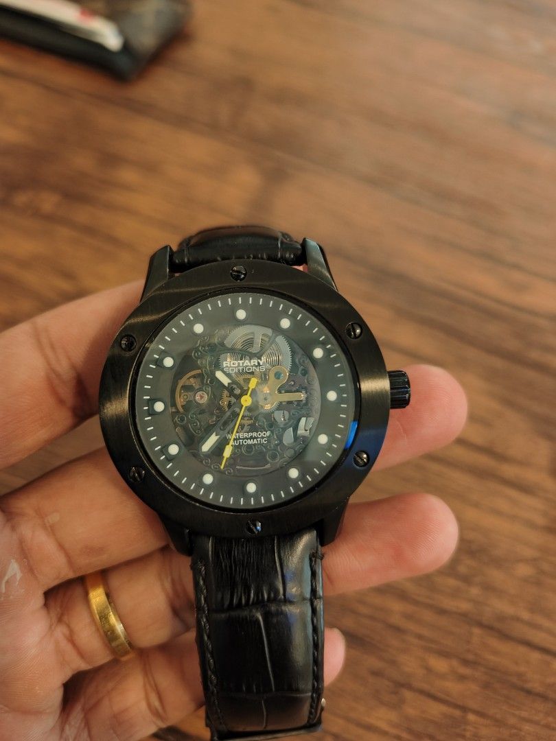 Rotary skeleton watch limited edition on sale