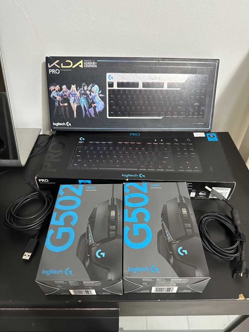 Logitech pro mechanical keyboard G502 Hero gaming mouse set Computers Tech Parts Accessories Computer Keyboard on Carousell