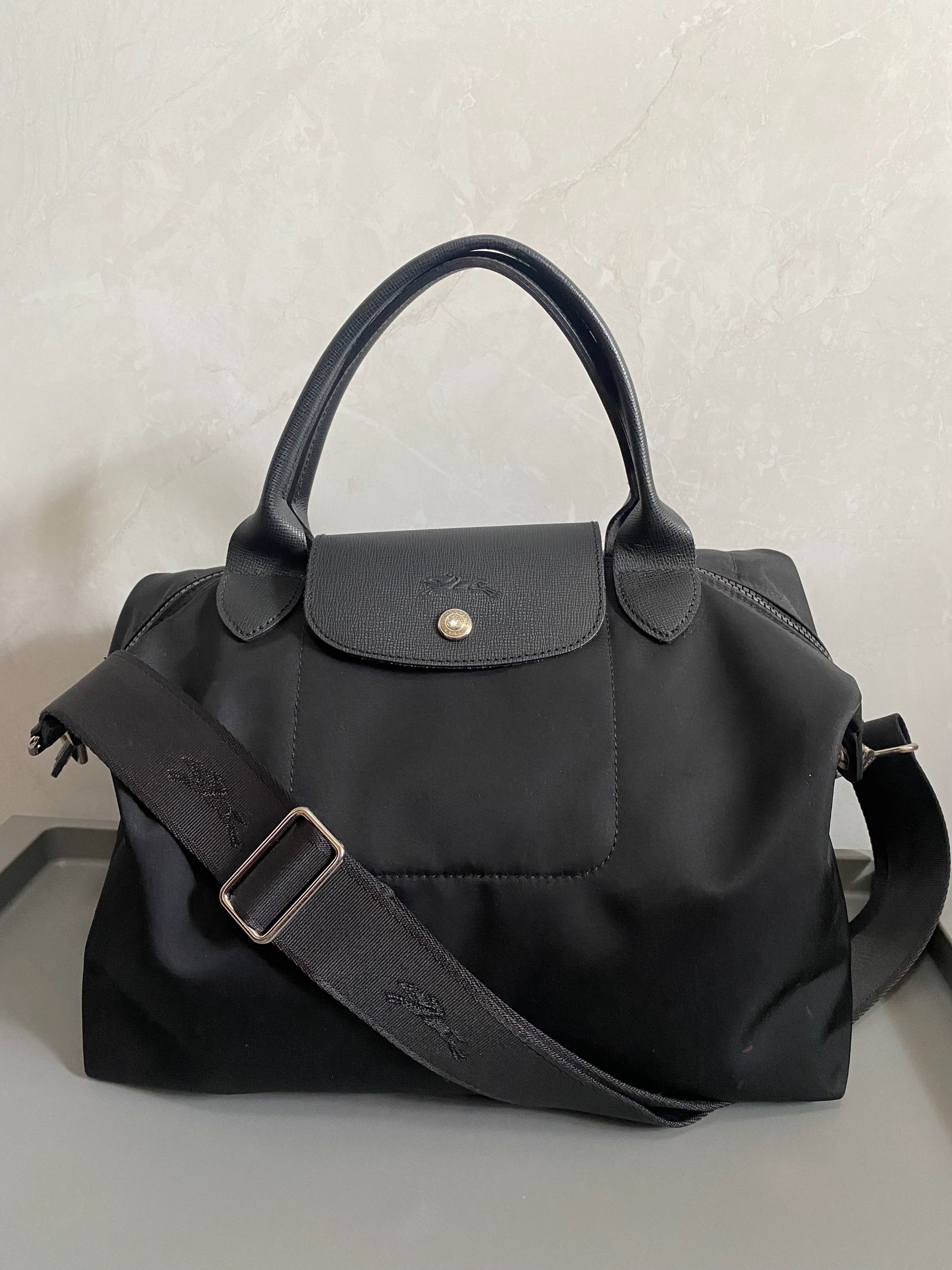 LONGCHAMP Le Pliage Neo Top Handle M Luxury Bags Wallets on Carousell
