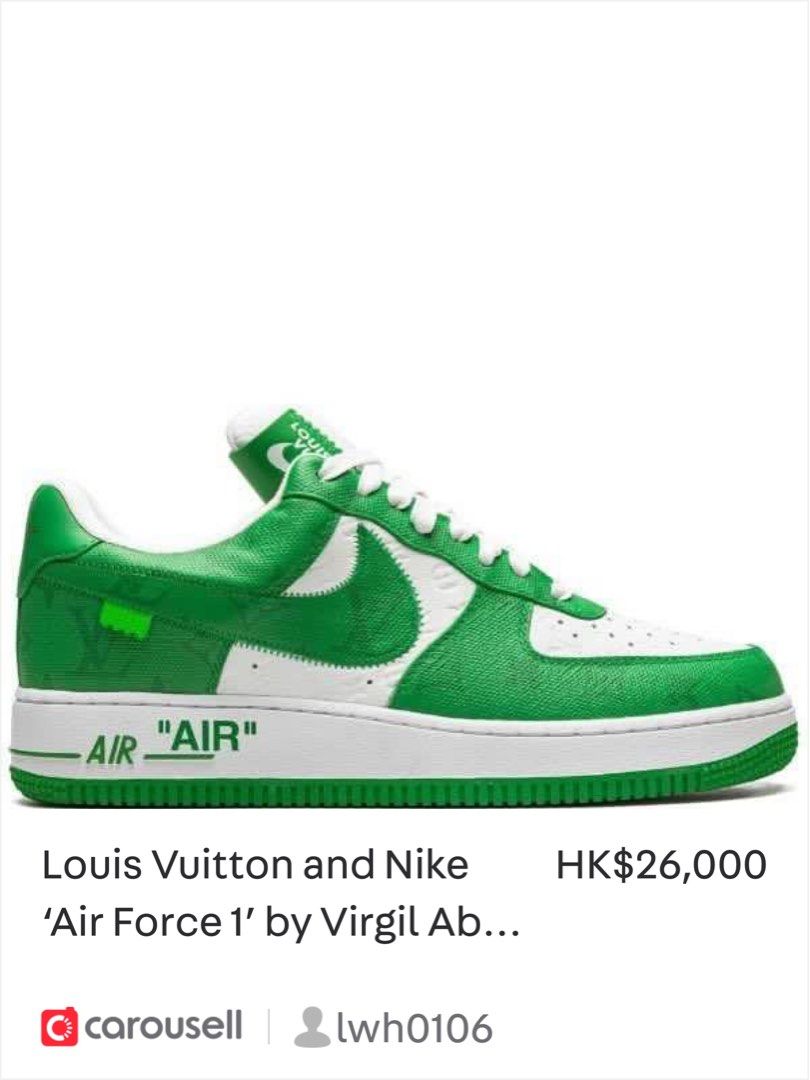 Louis Vuitton and Nike Air Force1 by Virgil Abloh Carousell