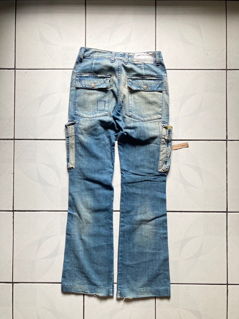United Colors of Benetton Low waist Vintage Jeans Cargo Denim