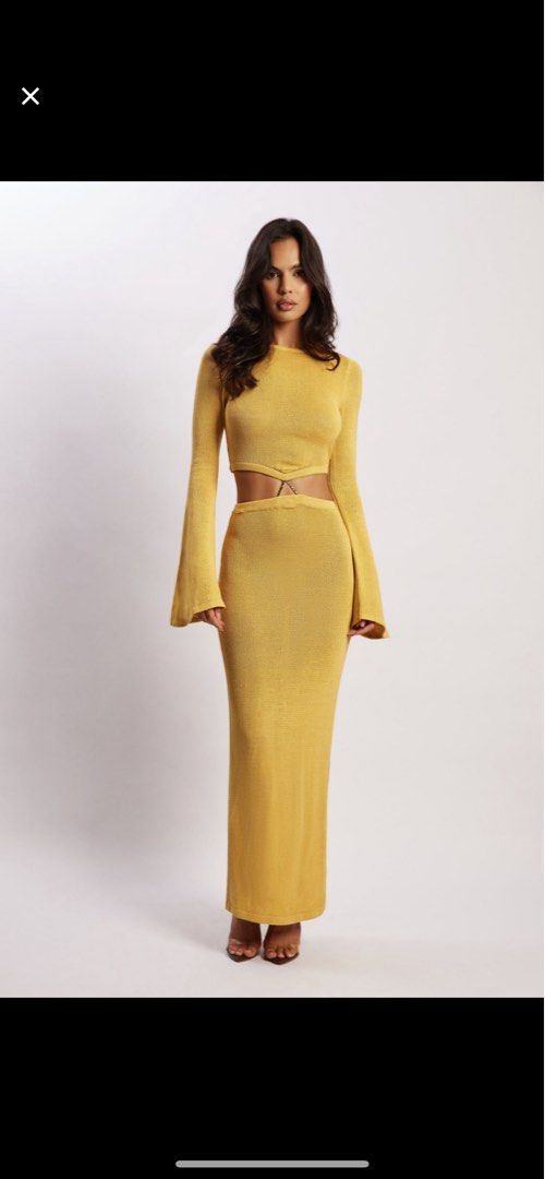 Meshki Anna Flare Sleeve Knit Dress, Women's Fashion, Dresses & Sets,  Dresses on Carousell