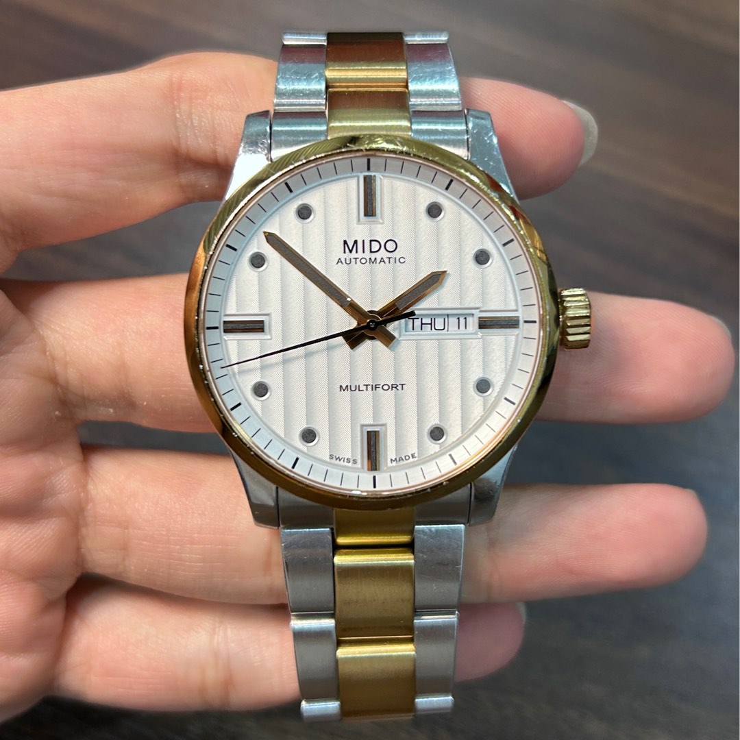 Mido Multifort M005430 Two-Tone Gold Automatic Men Watch, Men