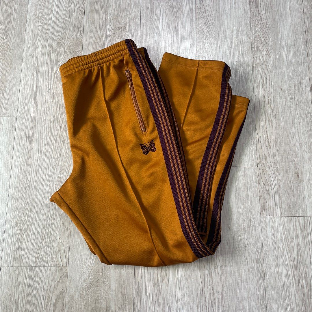 21SS Needles track pants mustard サイズSナロー｜メンズ