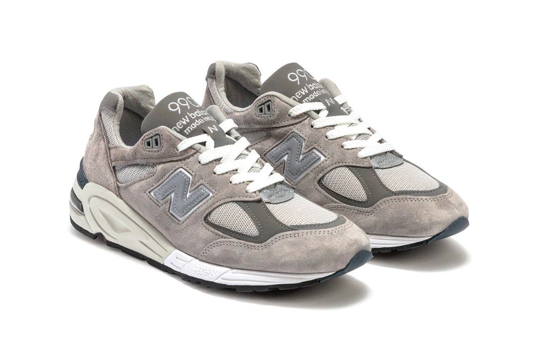 NEW BALANCE 990V2 COOL GREY MADE IN USA Fesyen Pria Sepatu Sneakers di Carousell