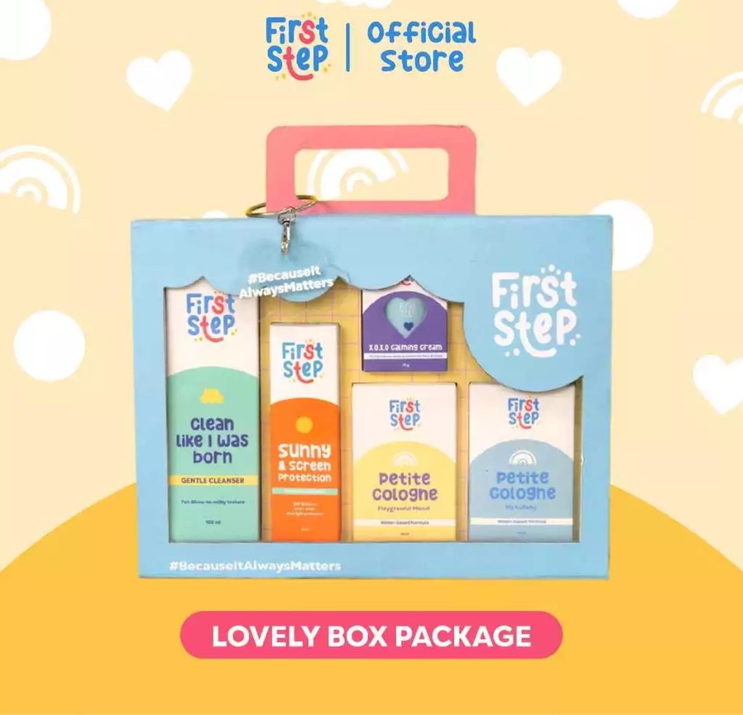 [NEW] FIRST STEP - My First Lovely Box Package - Skincare Bayi Set ...