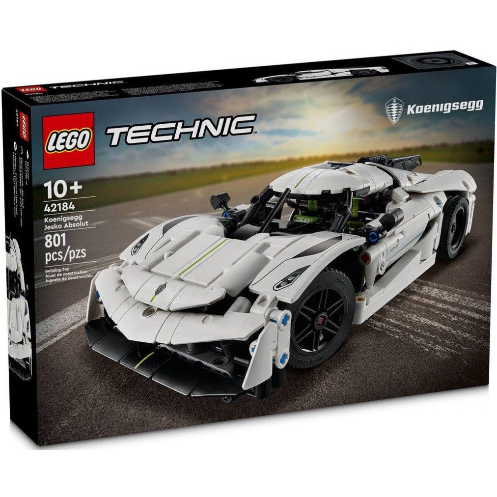 NewAug] LEGO Technic 42184 Koenigsegg Jesko Absolut White Hypercar
