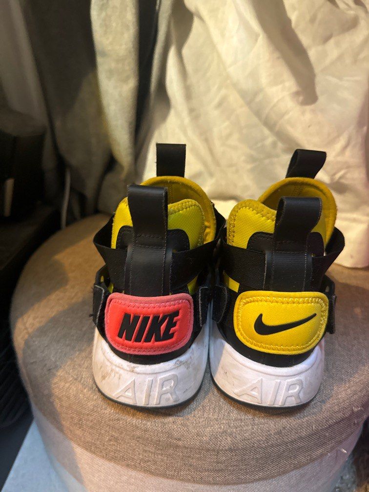 Nike Air Huarache City Aluminum Black Bright Citron Bright Crimson AH6787