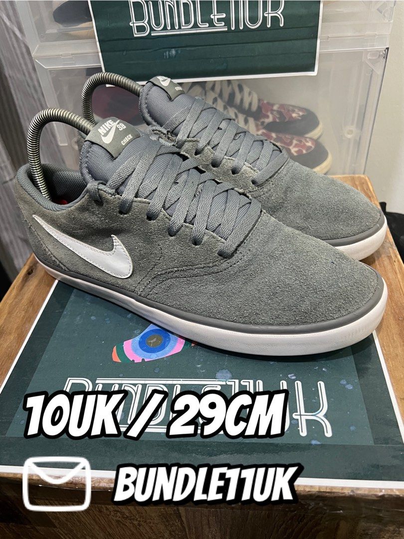 Nike SB Check Solar Grey 10UK Men s Fashion Footwear Sneakers on Carousell