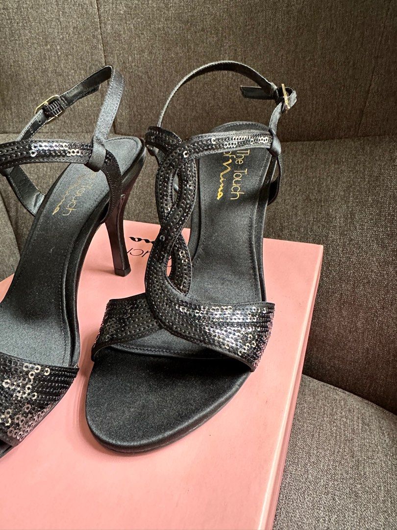 Nina black heels discount