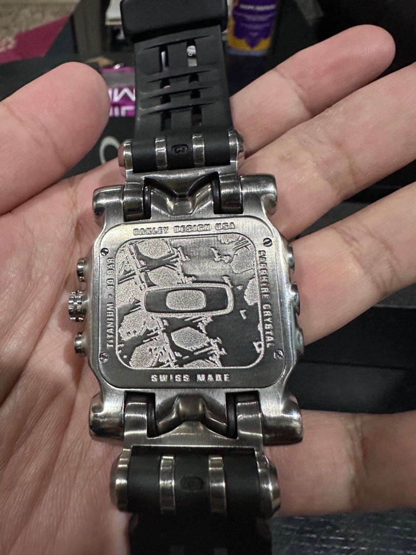 Oakley Polished Time Tank Watch