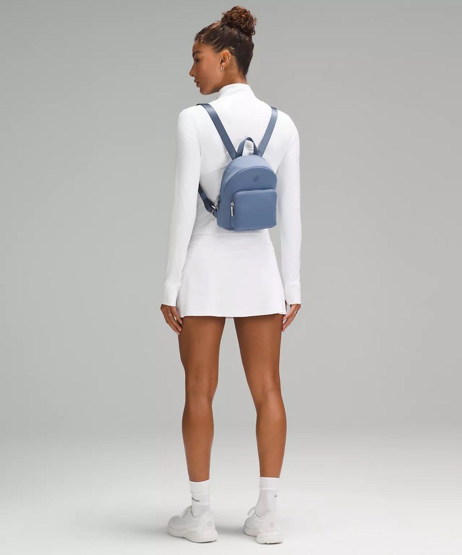 lululemon backpack light blue Everywhere Backpack- Knit Mesh-Crater CARE2WEAR Gear With an internal laptop sleeve and side water bottle pockets Lululemon Everywhere 22L Backpack Starch