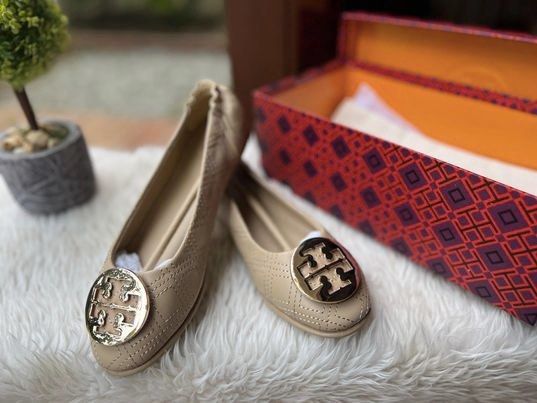 Original Tory Burch Quilted Flats Luxury Sneakers Footwear on Carousell
