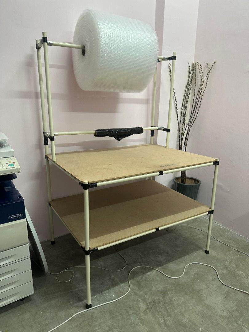 Packing / Wrapping Table for Bubble Wrap and Stretch Film, Everything ...