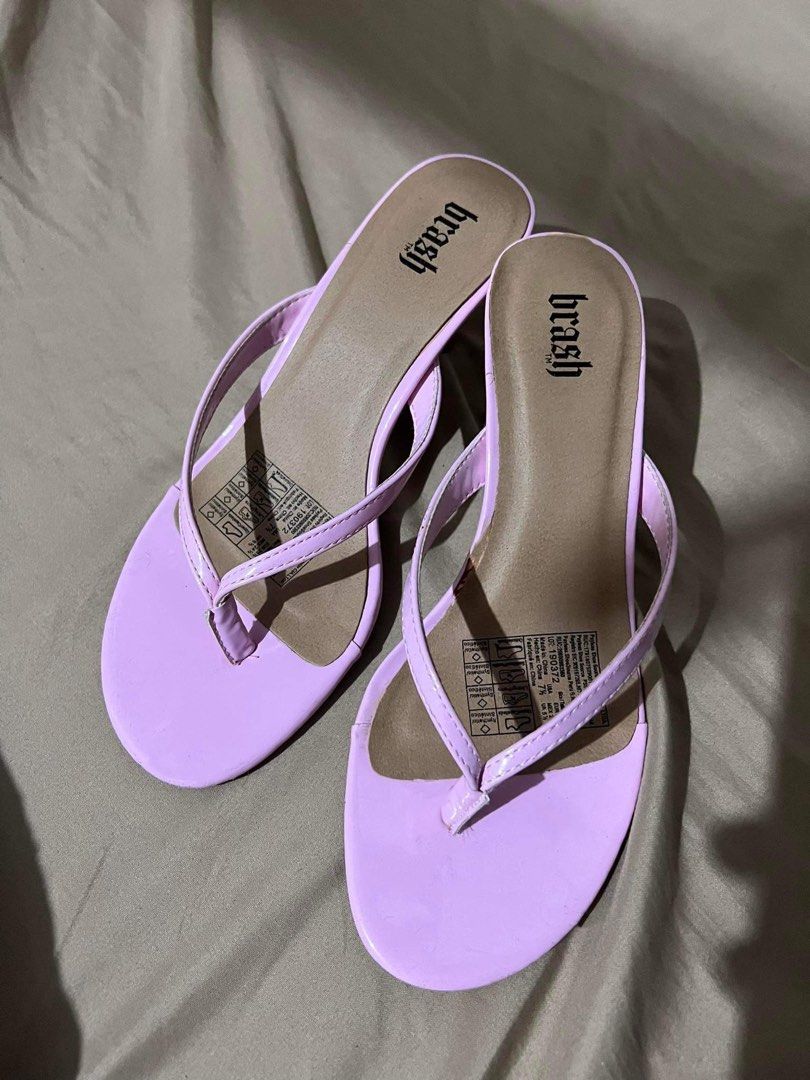 PAYLESS Brash Pink Kitten Heel Sandals (Category: Loafers) located in Makati City. Submitted by zariyahlev (Listing ID 1313622060, Image 1). Description: Size 8, worn a few times only to events. Bought for 2,500, just stored afterward. Super pretty and has Barbie vibes..