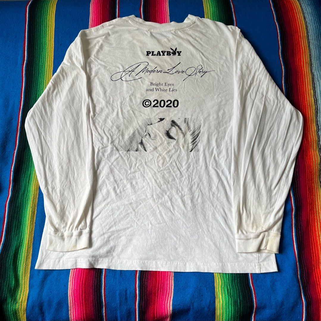 Men's long sleeve playboy shirt deals