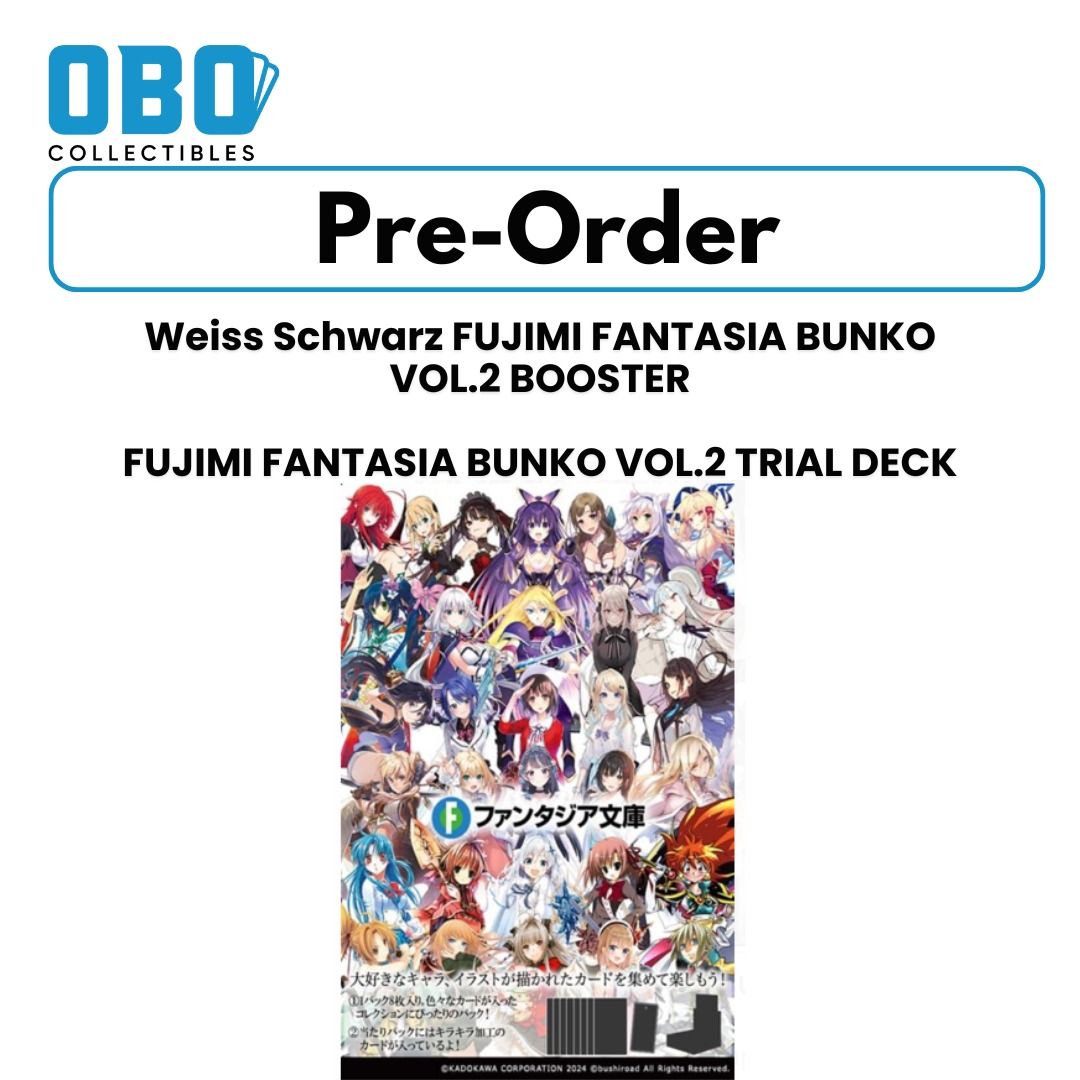 weiss schwarz fujimi fantasia bunko booster box Weiss Schwarz TCG: Fujimi Fantasia Bunko Vol.2 BOX main image 0