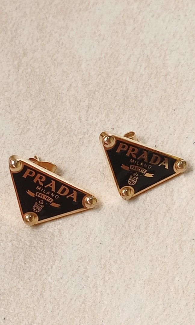 PRADA earrings from japan (Category: Luxury Accessories) located in Manila. Submitted by osaze_27japanbags (Listing ID 1313629757, Image 1). Description: PRADA earrings from japan no flaws with gift box kindly pm me.