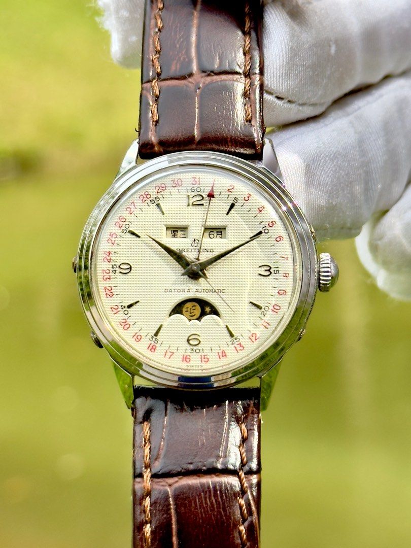 Breitling triple date moonphase shop