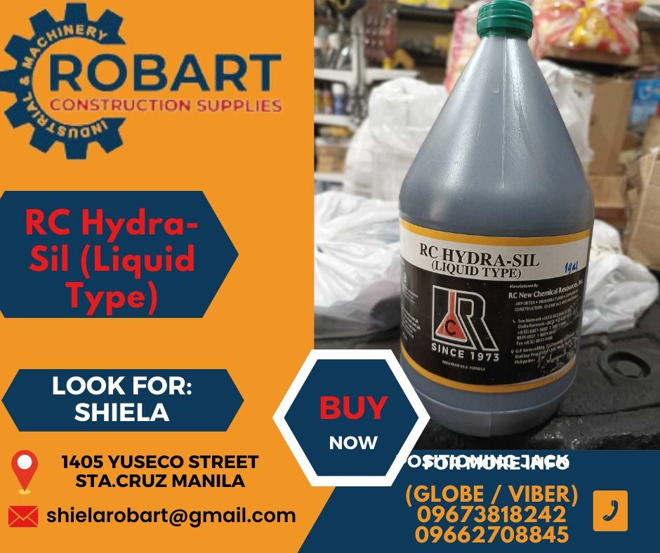 RC Hydra-Sil (Liquid Type), Commercial & Industrial, Construction Tools ...