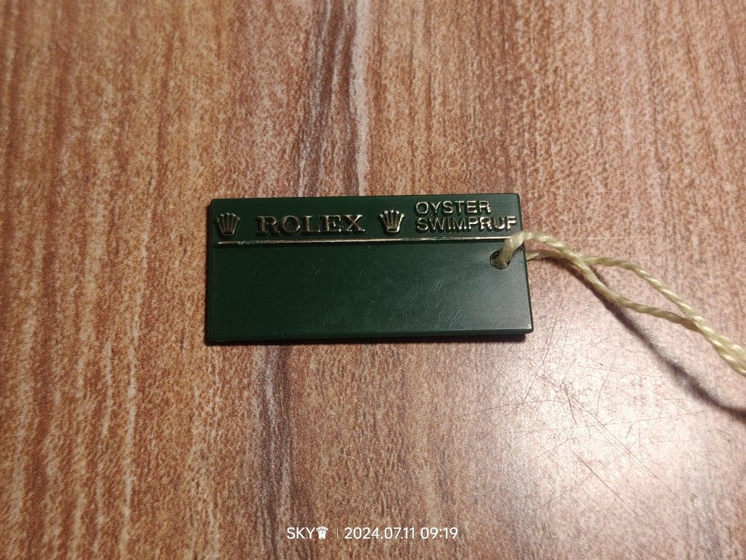 Rolex 16570 explorer 2 D serial swimpruf tag for box set (Category: Luxury Watches) located in Quezon City. Submitted by sky_sale (Listing ID 1313644010, Image 2). Description: rolex explorer 2 swimpruf tag D serial 2005, 2006 also available box booklet manual translation tags link bezel cover card paper red green seal tag submariner Datejust Daytona GMT.