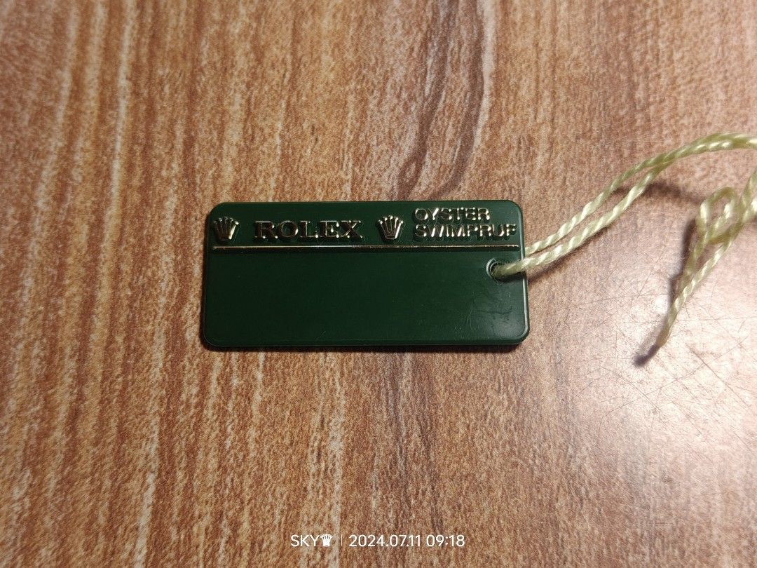 Rolex Datejust 116233 v serial swimpruf tag for box set (Category: Luxury Watches) located in Quezon City. Submitted by sky_sale (Listing ID 1313643286, Image 2). Description: rolex Datejust v serial 2009, 2010, 2011 swimpruf tag also available box booklet manual translation tags link bezel cover card paper red green seal tag submariner Datejust Daytona GMT.
