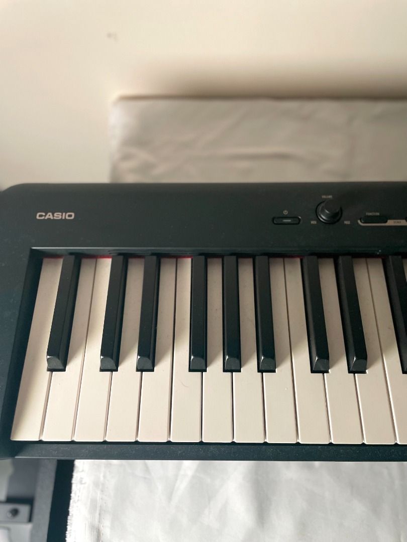[RUSH SALE] Casio CDP-S110BKC2 Digital Piano (Category: Musical Instruments) located in Manila. Submitted by thrift_d (Listing ID 1313774096, Image 2). Description: 🔥 Casio CDP-S110BKC2 Digital Piano 🔥 📌 100% authentic, complete with box and receipt 📌 88 weighted keys 📌 Comes with adapter, user manual, lyric book stand, sustain pedal 📌 Barely used, gave up (no time) learning how to play the piano after a short while 📌 FREEBIES: Casio CS-46