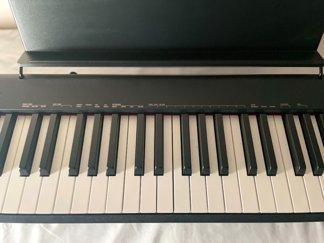 [RUSH SALE] Casio CDP-S110BKC2 Digital Piano (Category: Musical Instruments) located in Manila. Submitted by thrift_d (Listing ID 1313774096, Image 3). Description: 🔥 Casio CDP-S110BKC2 Digital Piano 🔥 📌 100% authentic, complete with box and receipt 📌 88 weighted keys 📌 Comes with adapter, user manual, lyric book stand, sustain pedal 📌 Barely used, gave up (no time) learning how to play the piano after a short while 📌 FREEBIES: Casio CS-46