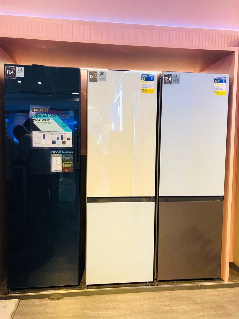 SAMSUNG BESPOKE INVERTER REFRIGERATOR (Category: Refrigerators and Freezers) located in Quezon City. Submitted by maryann5721 (Listing ID 1313731574, Image 1). Description: Samsung Bespoke Inverter Refrigerator * Customize your fridge to work your way * Fits perfectly into your kitchen * Fast cooling and freezing on demand Samsung Bespoke RB33T307026- 47,500 RZ32T744501/TC-48,900 Brand new and sealed with warranty and receipt 7 days outright repl