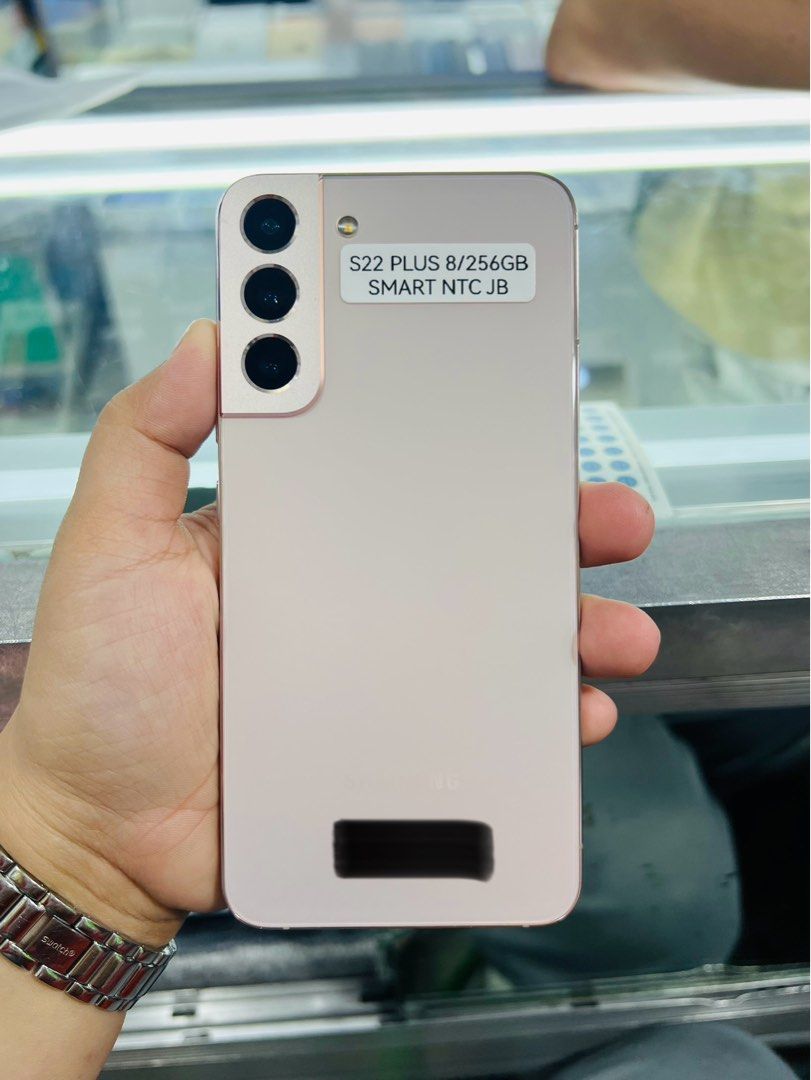 Samsung S22+ 5G 256gb Smartlocked NTC (Category: Samsung) located in San Juan City. Submitted by javedsgadgetshop (Listing ID 1313702883, Image 1). Description: OPEN FOR INSTALLMENT VIA CREDIT CARD/GGIVES/SPAY/BILLEASE & SWAP/TRADE-IN! WE BUY AND SELL ( ANYKINDS OF UNIT BINIBILI PO NAMIN)! PTPA : Padelete po f bawal Quick Specs : Samsung S22+ •256gb •NTC Variant •Good batt health •Smartlocked •95% Smoothness •No hidden issue | No Repaired •100% A