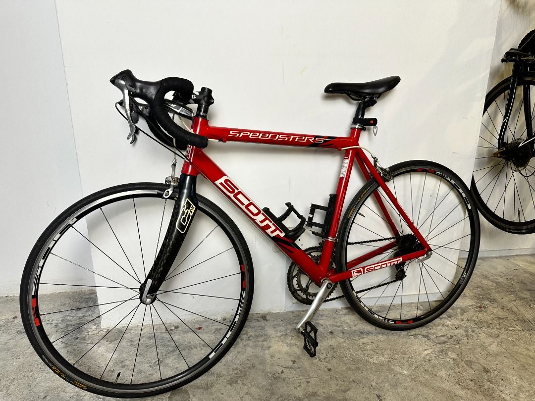 Scott Speedster 105 Road Bike Shimano Rim Brake Size L Sports Equipment Bicycles Parts Bicycles on Carousell