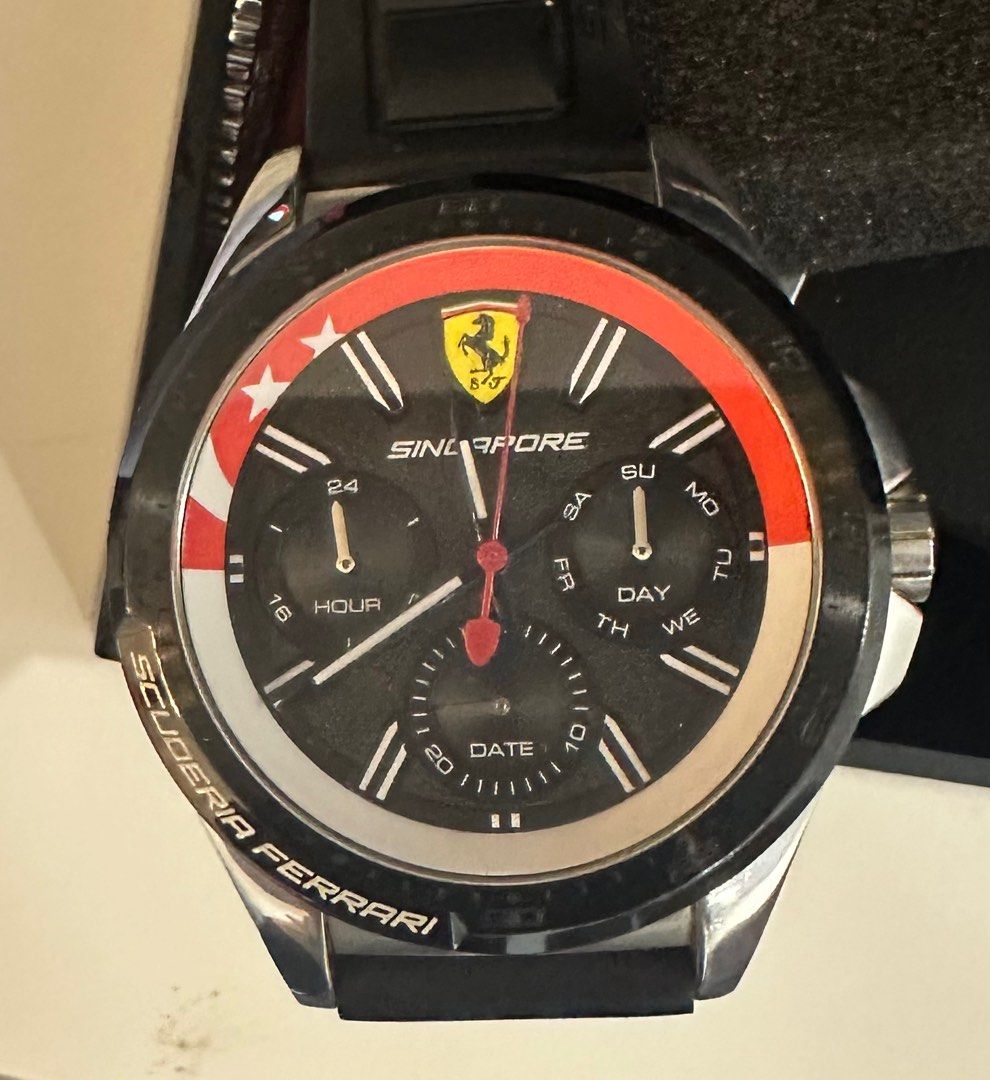 Scuderia Ferrari Pilota Limited Edition Men s Fashion Watches Accessories Watches on Carousell